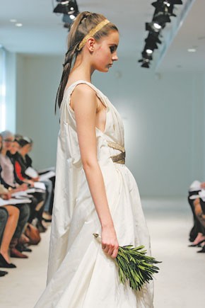 Gowns Show Signs of the Times