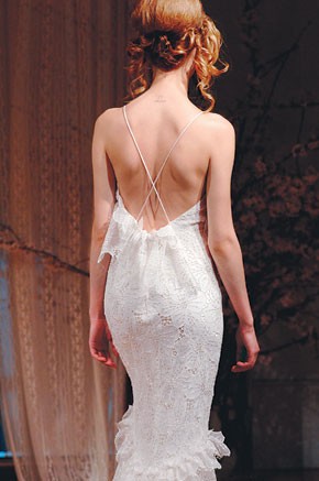 Wedding Gowns Lighten Up and Pare Down