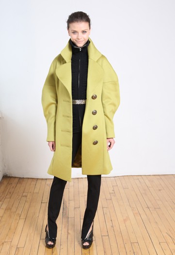 The Chartreuse Caper: Nicole Miller Chartreuse Fall 2009