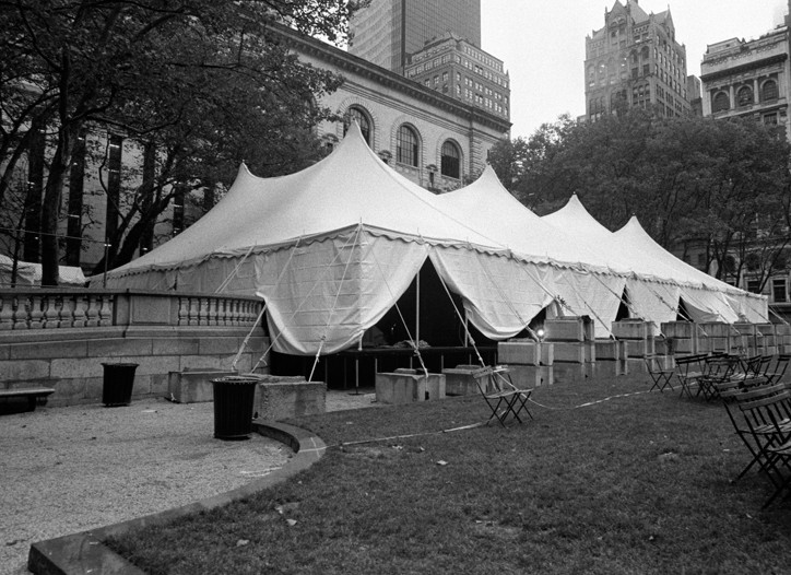 Under the Circus Tent: Looking Back on Bryant Park