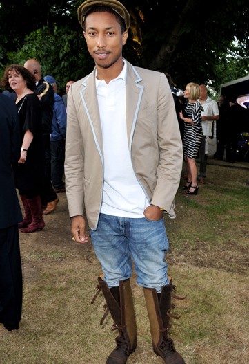 Wet Paint: Bianca Jagger and Pharrell Williams the Serpentine