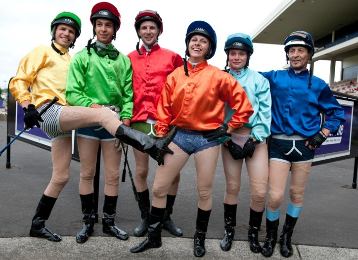 Jockey Fetes Moments Time