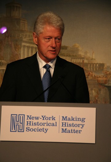 Clinton Speaks N.Y. Historical Society Gala