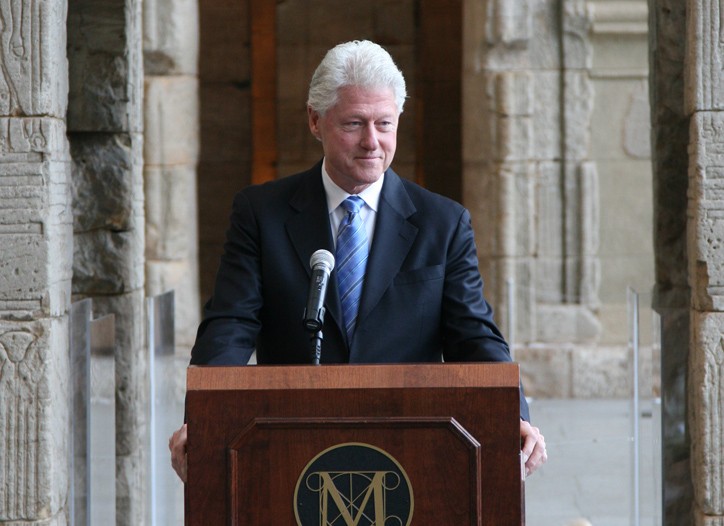 Desirée Rogers and Bill Clinton Attend Eunice W. Johnson Tribute