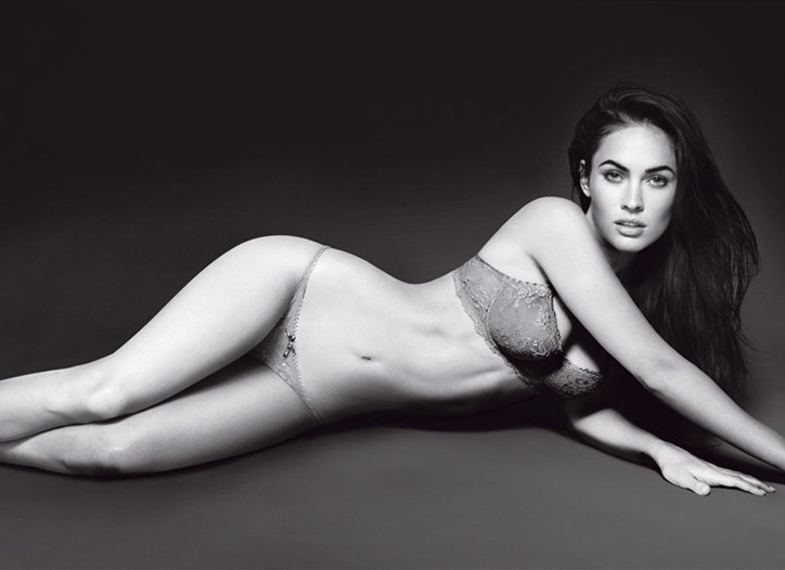 Megan Fox on Display Armani