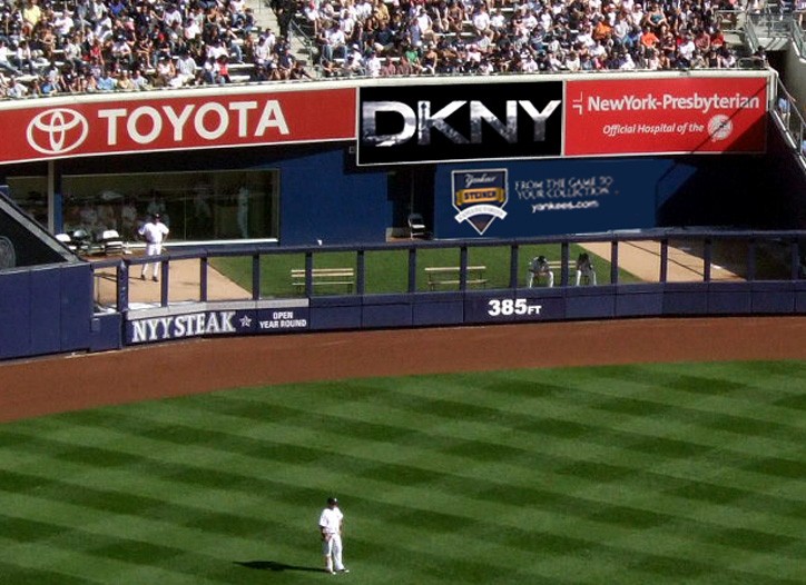 DKNY Shouts 'Play Ball' Yankees Fans
