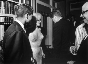 Robert Kennedy Marilyn Monroe and John F Kennedy