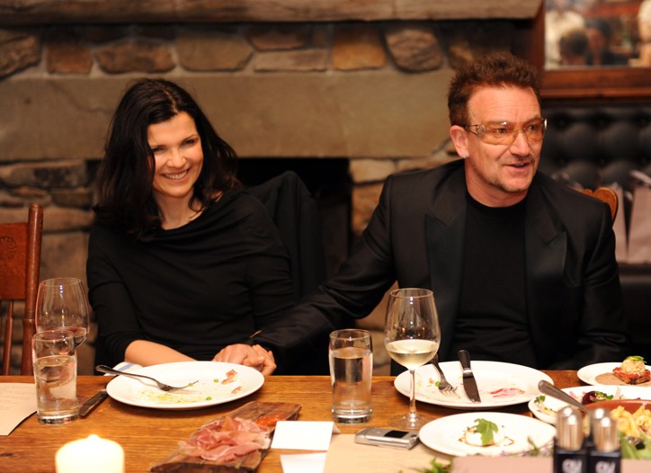 Bono Drops on Nude Dinner