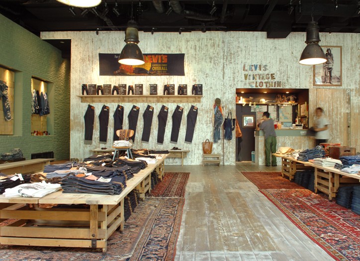 Levi's Bring New Vintage Concept Store Tokyo