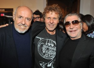 Elio Fiorucci, Renzo Rosso and Roberto Cavalli.
