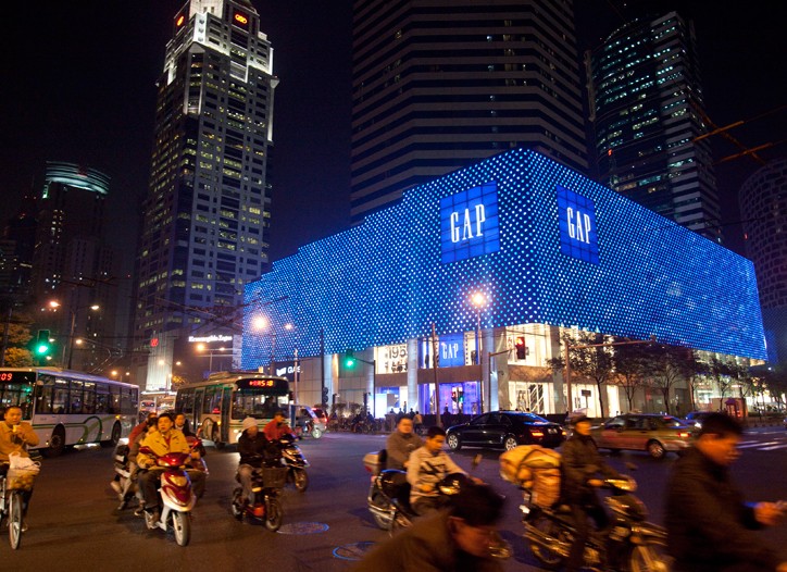 Gap Lands China