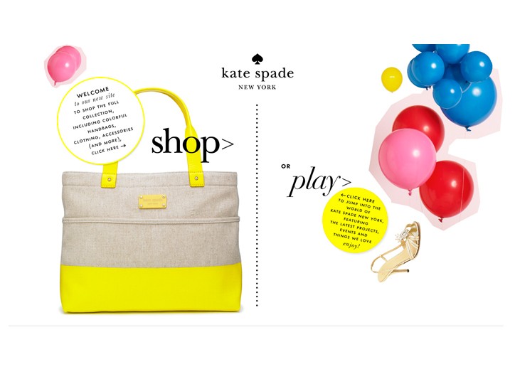 Kate Spade's Web Site Amps Up Edit
