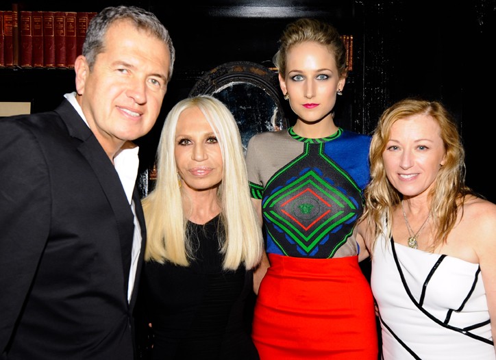 Donatella Versace Joins the Welcome Wagon The Lion