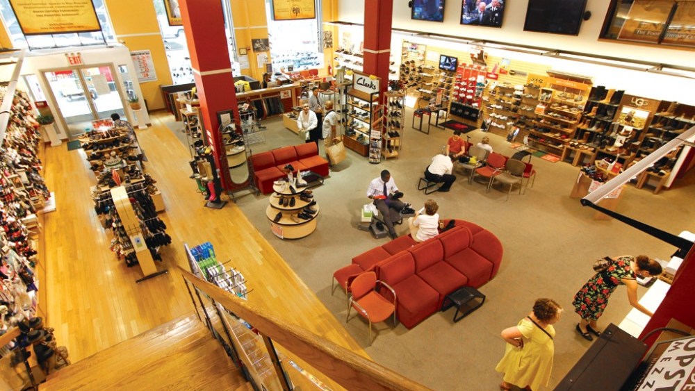 Inside Eneslow Shoes & Orthotics' store in Midtown Manhattan.