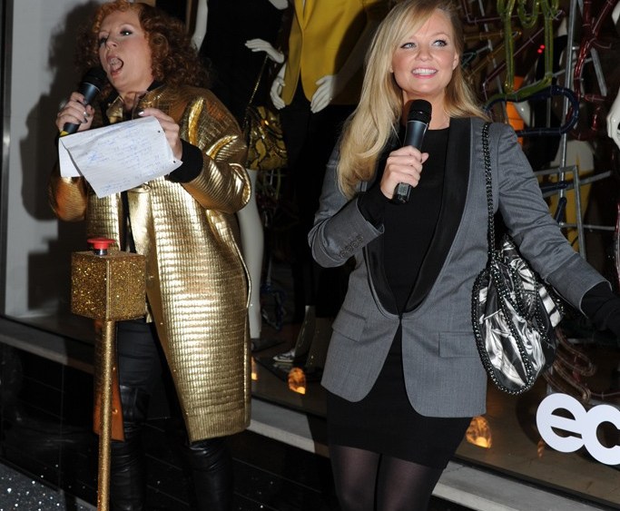 Stella McCartney Goes 'Ab Fab' Christmas Party