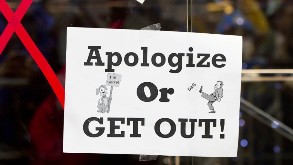 Protests Continue Dolce & Gabbana's Hong Kong Store