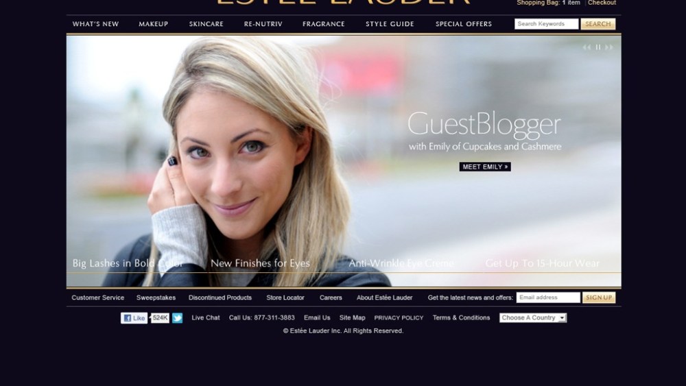 Estée Lauder Teams With Blogger Emily Schuman