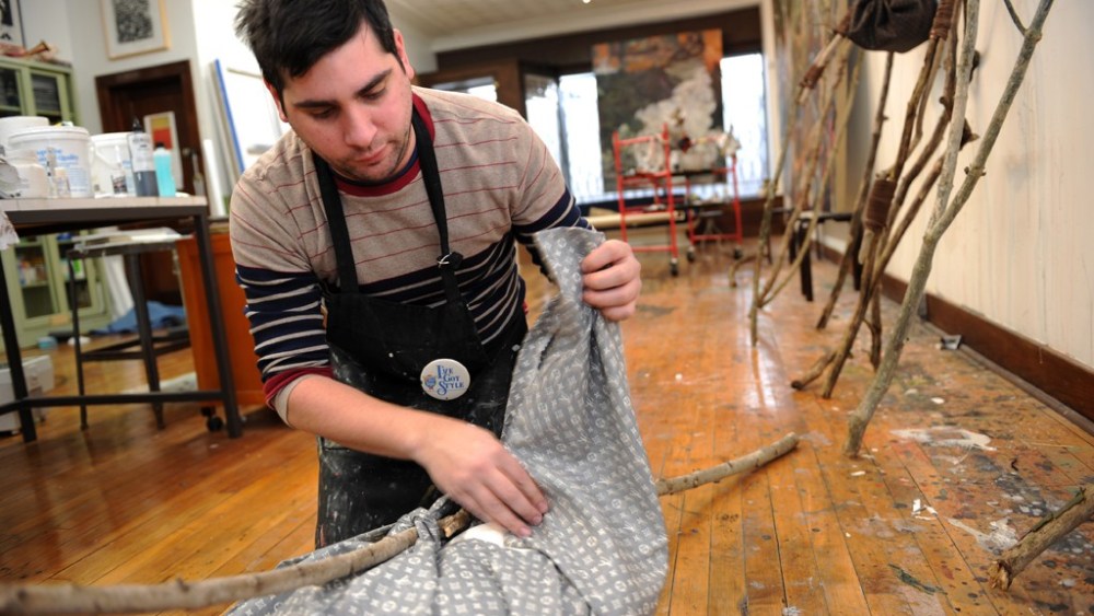 Hernan Bas Goes Hobo Chic