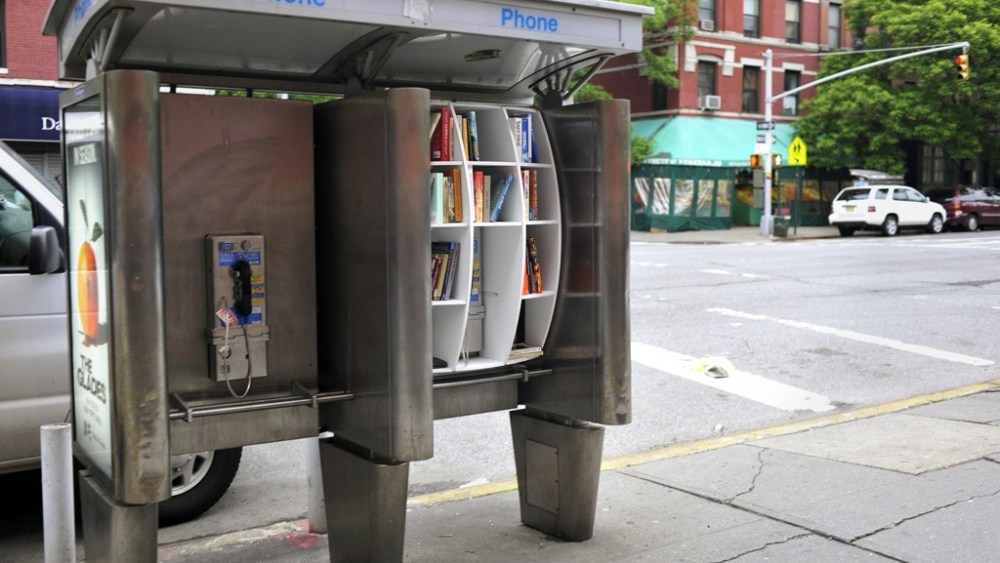 Architect Reimagines Phone Booths Book Swaps