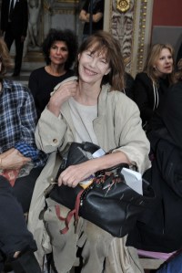 Jane Birkin and her Birkin bag