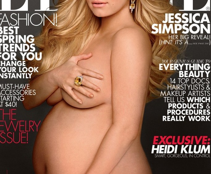 Pregnant (and Naked) Celebrity Covers the Numbers