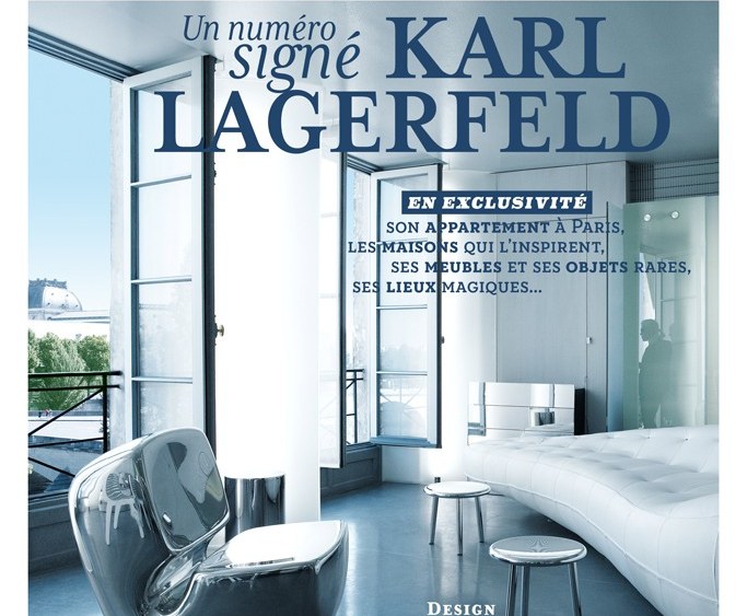 Karl Lagerfeld Guest Edits French Architectural Digest
