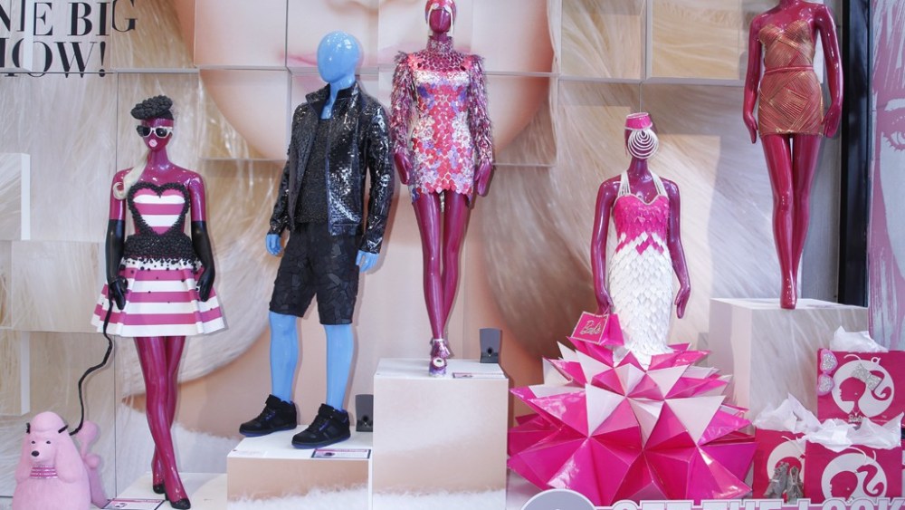 FIT Students Think Pink Barbie Installation