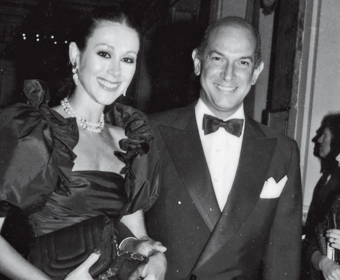 Carolyne Roehm and Oscar de la Renta, 1984.
