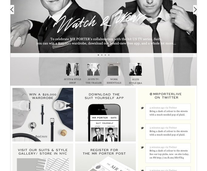 Mr. Porter, USA Network Team Up