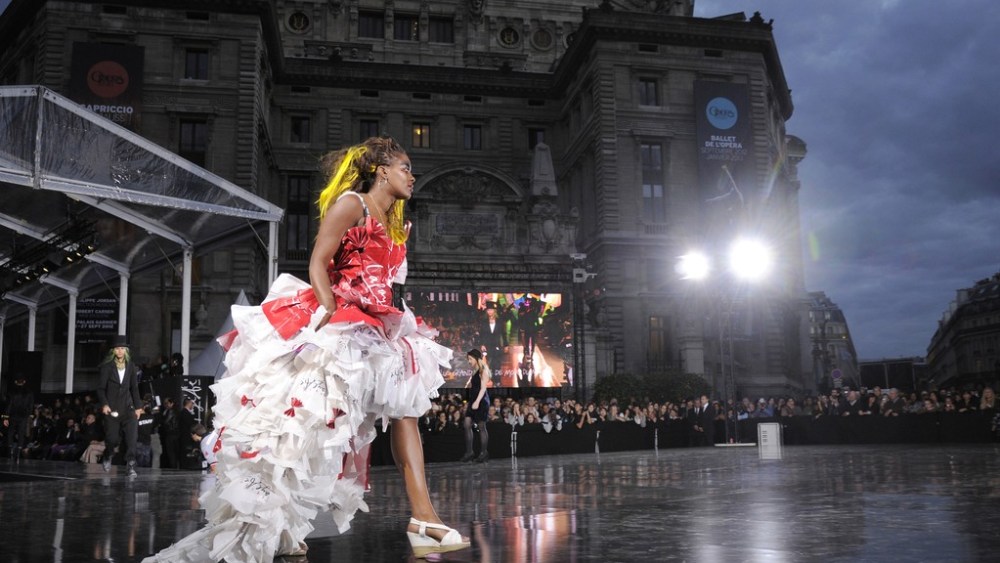Galeries Lafayette Stages World's Largest Fashion Show