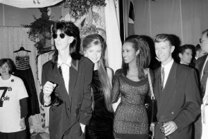 Rick Ocasek, Paulina Porizkova, Iman and David Bowie