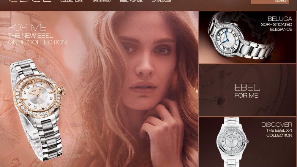 Ebel Elevates Collection, Takes the Web
