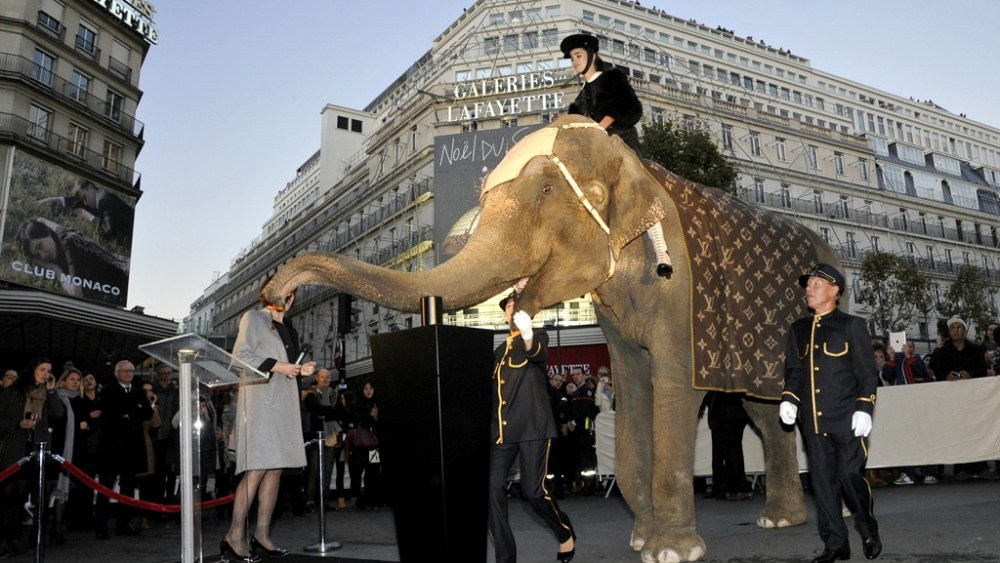 Galeries Lafayette Inaugurates Louis Vuitton Holiday Windows