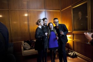Members of the Hermès team after their presentation for Columbia Business School’s Retail and Luxury Goods Club.