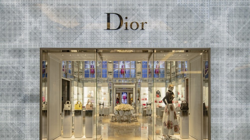 A look inside the Dior store