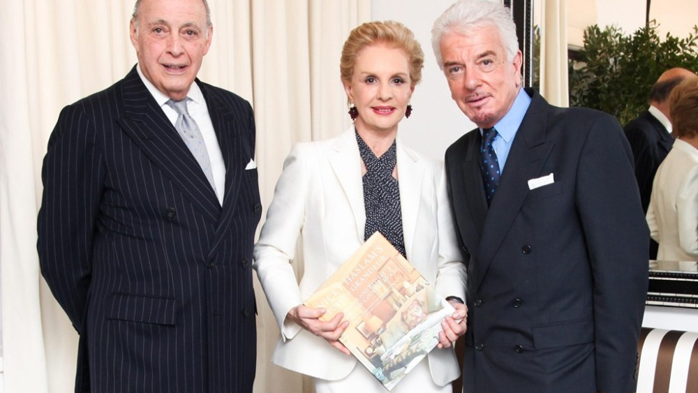 Carolina Herrera Toasts Nicky Haslam's Latest