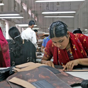 Workers at a factory in Ashulia.