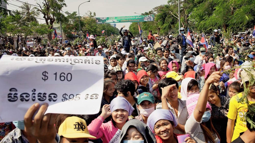 Nationwide Strikes Over Minimum Wage Cambodia