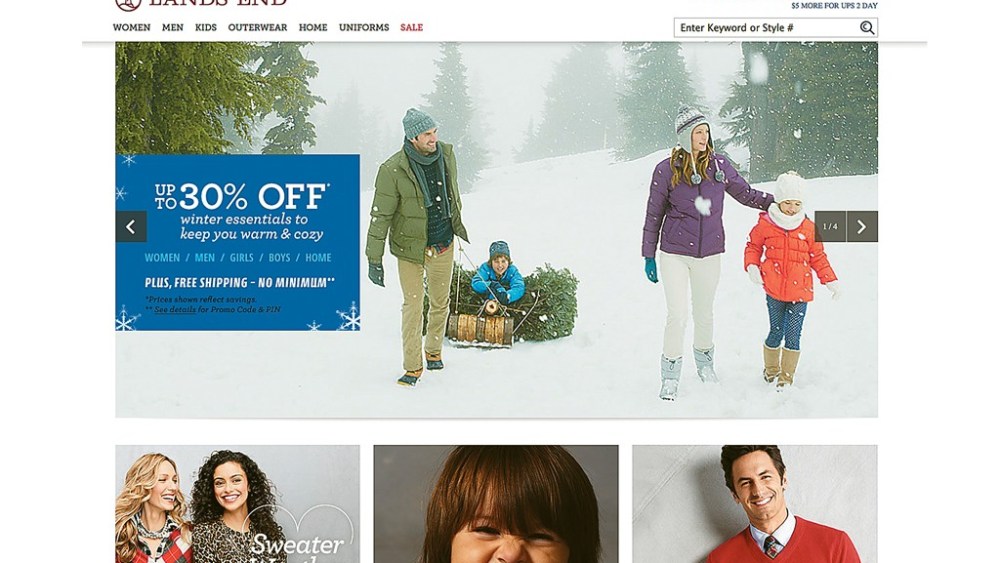 Lands' End Heads Market