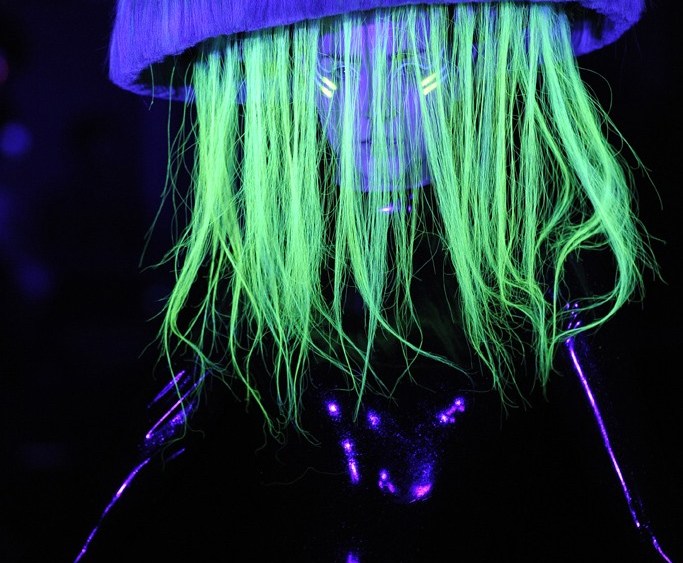 Charlie Le Mindu Goes Fluorescent