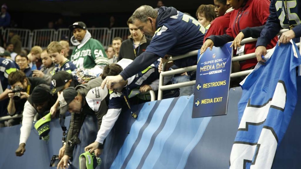 Super Bowl XLVIII: Joining the Media Mob