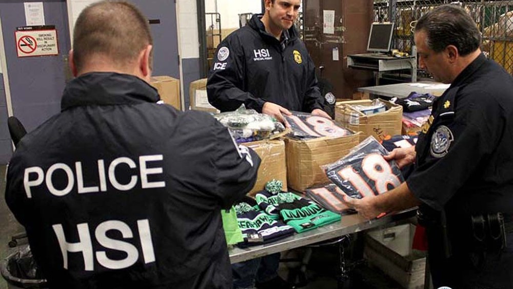 Feds Seize $21.6M Counterfeit NFL Merchandise