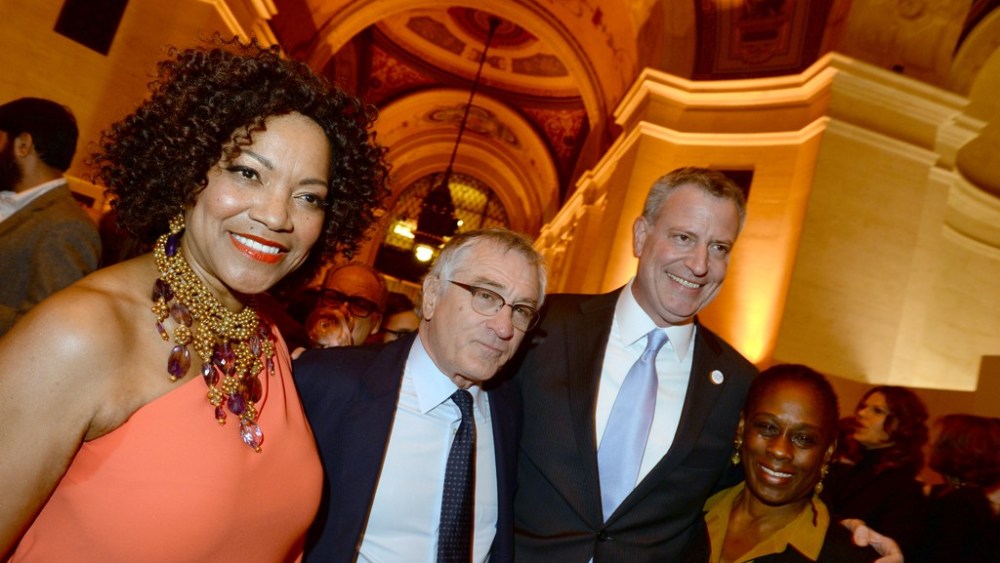 Mayor Bill de Blasio, Governor Cuomo Meet Tribeca Film Festival