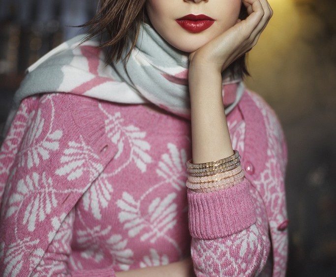Barrie Knitwear Taps Lily Collins