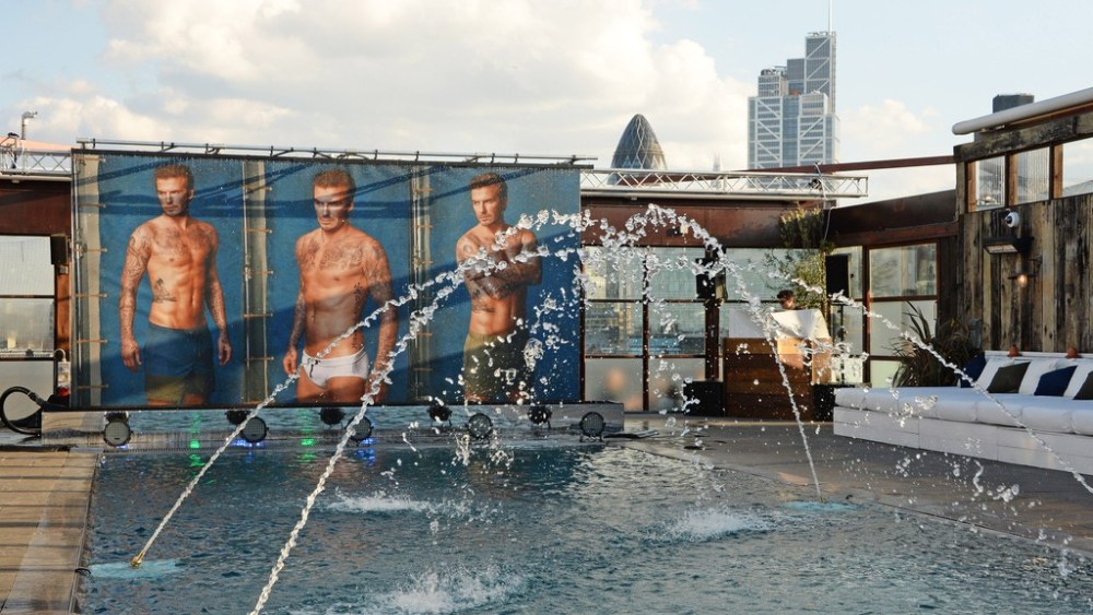 David Beckham Unveils H&M Swim Pieces