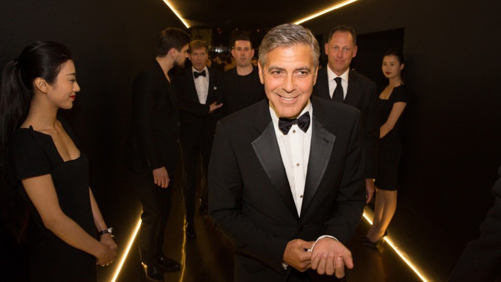 George Clooney Turns Out Omega Event Shanghai