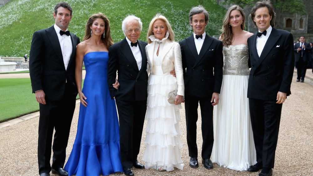 Ralph Lauren Honored Royal Marsden Cancer Charity Windsor Castle