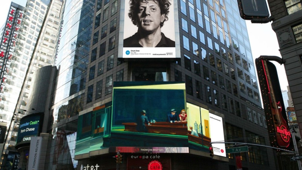 Art Everywhere Comes Times Square