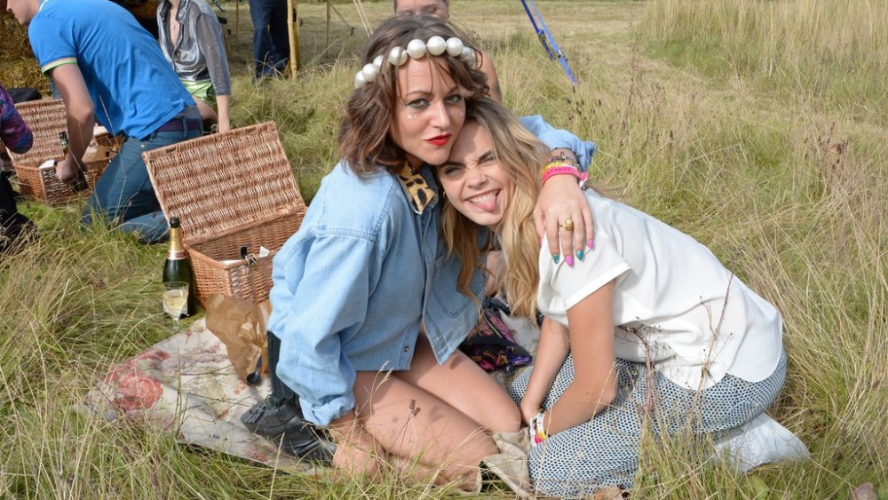 Cara Delevingne Co-hosts Mulberry Garden Party