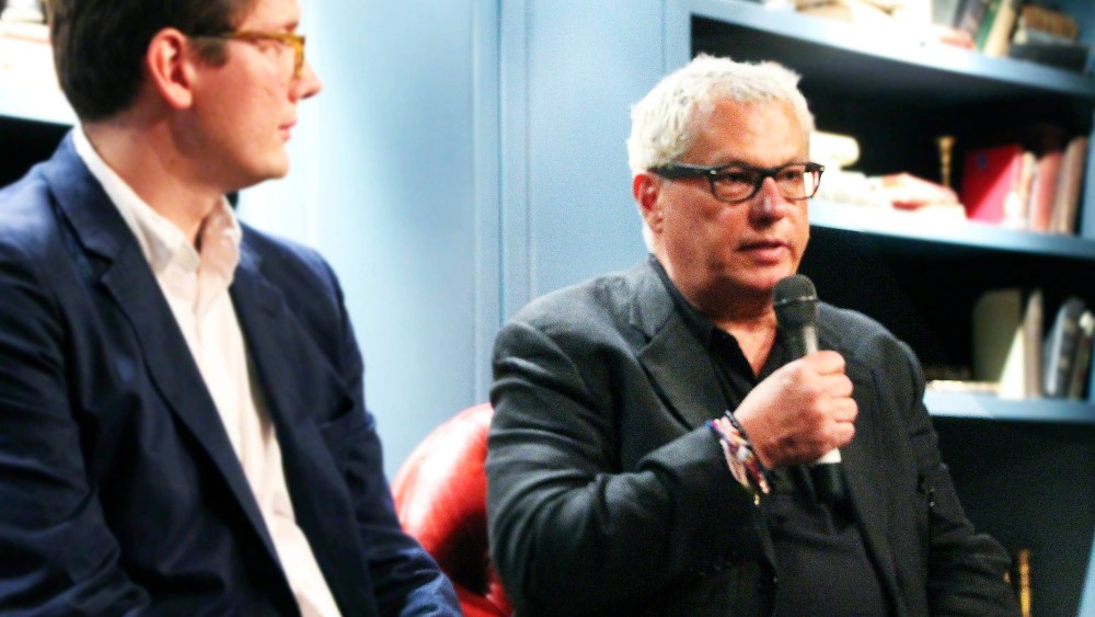 Ernest Sabine, Marty Staff==ROUND TABLE CREATIVE MEDIA GROUP Present Fashion Forward: Creativity, Culture & Technology==Soho House, NYC==June 3rd, 2013==©Patrick McMullan==Photo - Ronald Riqueros/PatrickMcMullan.com====